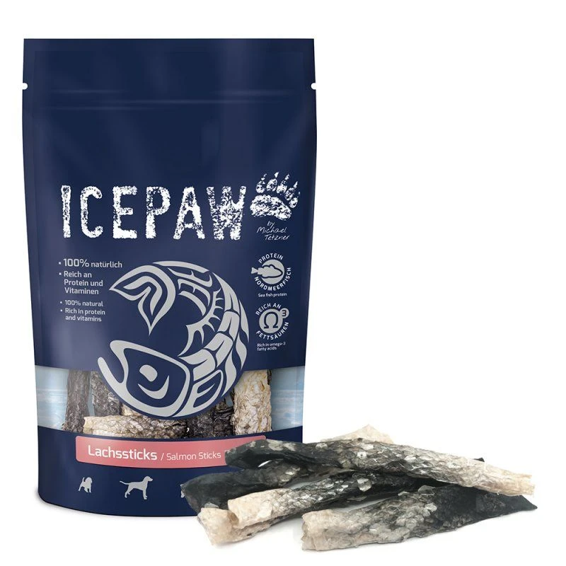 Icepaw Lachssticks 100 G 3 Icepaw Lachssticks 100 G