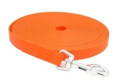 Mystique Biothane Leine Orange 2 M Ohne Schlaufe