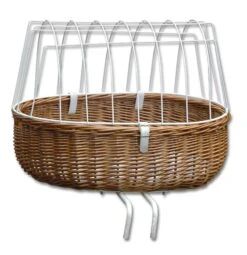 Aumüller Fahrrad-Tierkorb "Weide" Natur 50x37x43cm