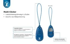 Multi-Clicker Blau 9 Multi-Clicker Blau -Katzen- Und Hundetagebuch 03500 3