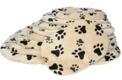 Hundekissen 'Joey' Beige Mit Pfoten 44x31cm