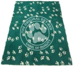 Dry Bed Thermodecke Grün Mit Pfoten -Katzen- Und Hundetagebuch 05171 g 615