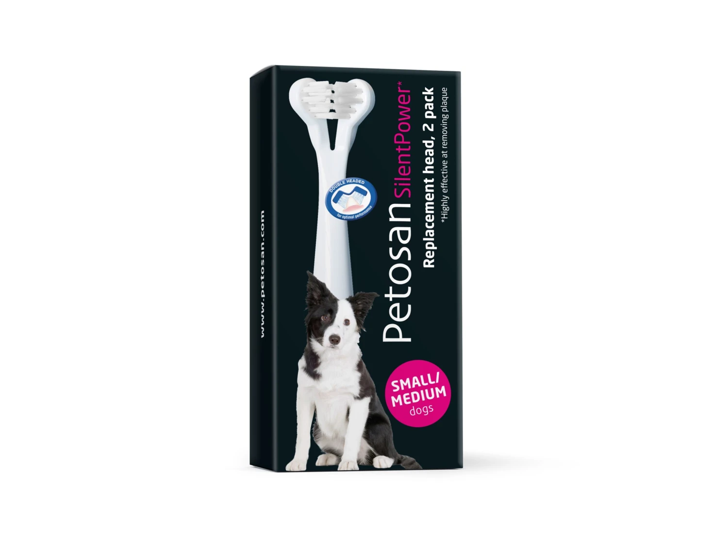 Petosan Ersatzbürste Silentpower S/M 2 Stk. 3 Petosan Ersatzbürste Silentpower S/M 2 Stk.