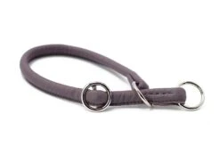 Maul Halsband Rundgenäht Malve / Silber