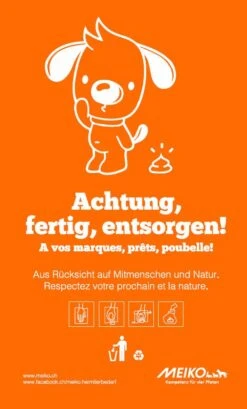 Meiko Kotbeutel Orange Rolle Mit 250 Beutel