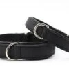 Maul Halsband Klassik Premium Schwarz / Silber