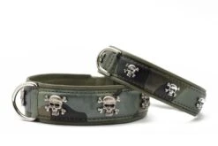 Maul Halsband Wild Army Khaki / Silber