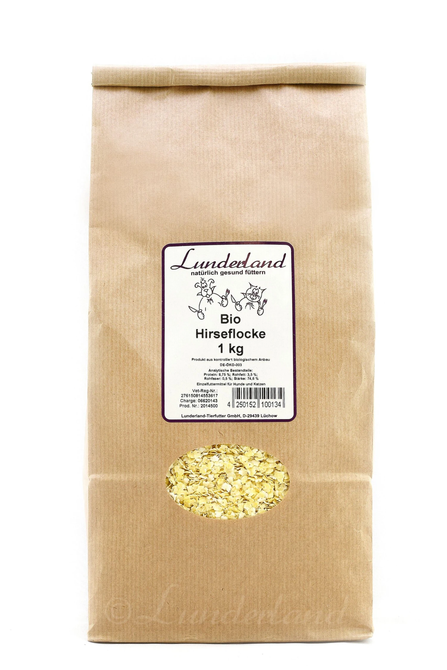 Lunderland Bio-Hirseflocke 1 Kg 3 Lunderland Bio-Hirseflocke 1 Kg