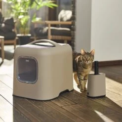 Rotho Schaufelhalter Mit Beutelspender Cappuccino / Anthrazit -Katzen- Und Hundetagebuch 4005607422 4