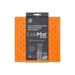 LickiMat Buddy Orange 20x20cm -Katzen- Und Hundetagebuch 5080192 1