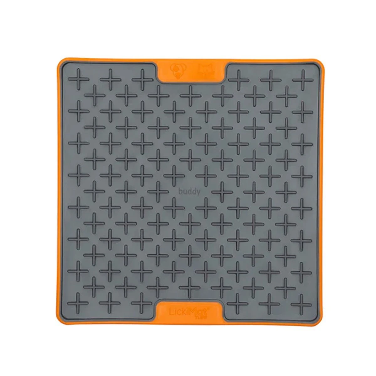 LickiMat Playdate Tuff Orange 20x20cm 3 LickiMat Playdate Tuff Orange 20x20cm