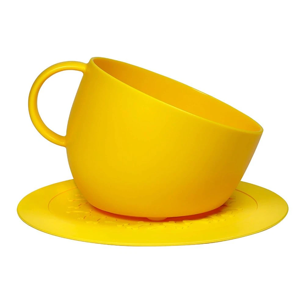 United Pets Cup & Plate Set Gelb Napf 2.5L + Napfunterlage 3 United Pets Cup & Plate Set Gelb Napf 2.5L + Napfunterlage