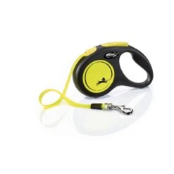 Flexi New Neon Gurt-Leine S 5 M Gelb