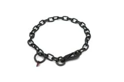 Sprenger Kette Schwarz Verstellbar Sprengerhaken / Edelstahl Rostfrei