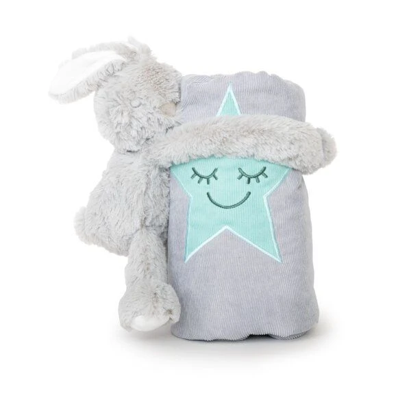 Freezack Decke Hase Star Grau 3 Freezack Decke Hase Star Grau