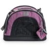 ZU&LU Borneo Tragtasche Schwarz/violett, 45x30y32cm -Katzen- Und Hundetagebuch 631.477.5