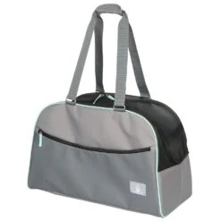 ZU&LU Skellig Tragtasche Grau/mint 53x26x33cm