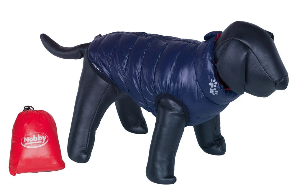 Hundemantel LIGHT Navy - Rot 4 Hundemantel LIGHT Navy - Rot – Bild 2