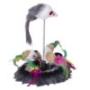 Nobby Katzenspielplatz 17 Cm Mit Fellmäusen -Katzen- Und Hundetagebuch 80030