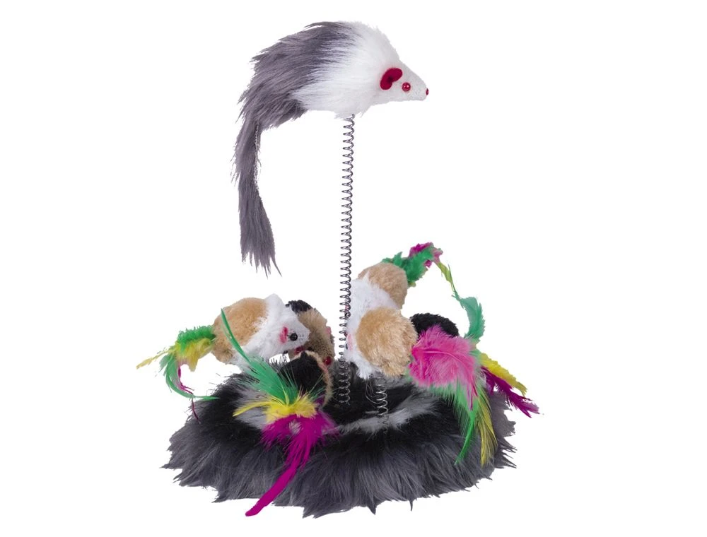 Nobby Katzenspielplatz 17 Cm Mit Fellmäusen 3 Nobby Katzenspielplatz 17 Cm Mit Fellmäusen