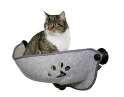 Kerbl Fensterliegebett Filzino Grau 26 X 70 Cm -Katzen- Und Hundetagebuch 81628 7