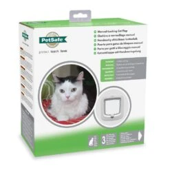 PetSafe Katzentüre 4-Weg Manuell NEW 300 - Weiss -Katzen- Und Hundetagebuch 90338 4