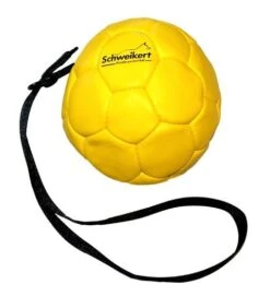 Schweikert Lederball Mit Schlaufe Gelb