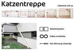 Katzentreppe Holz 190 X 18 Cm