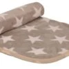 Petlando Stars Kuscheldecke Beige