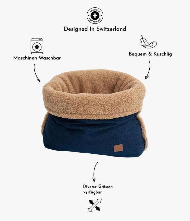 PET & Co. Snuggle Denim Teddy Fur 4 PET & Co. Snuggle Denim Teddy Fur – Bild 2