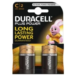 Duracell Alkaline 1.5V 2 Stück Baby C LR14 AM2 Moyenne