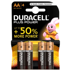 Duracell Alkaline 1.5V 4 Stück Mignon AA LR6 AM3 Mince