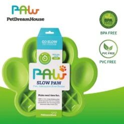 Pet Dream House PAW Slow Feeder Grün 36 X 30 X 3 Cm -Katzen- Und Hundetagebuch pdhf002.6