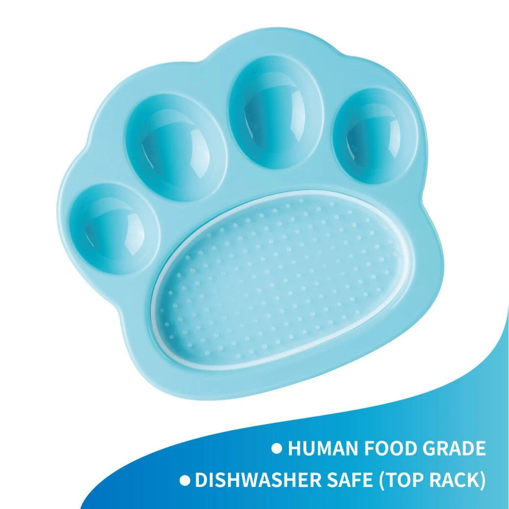 Pet Dream House PAW 2-IN-1 Mini Slow Feeder Blau 20 X 18 X 3 Cm 5 Pet Dream House PAW 2-IN-1 Mini Slow Feeder Blau 20 X 18 X 3 Cm – Bild 3