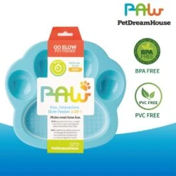 Pet Dream House PAW 2-IN-1 Mini Slow Feeder Blau 20 X 18 X 3 Cm 11 Pet Dream House PAW 2-IN-1 Mini Slow Feeder Blau 20 X 18 X 3 Cm -Katzen- Und Hundetagebuch pdhf013.6