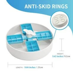 Pet Dream House Slow Feeder Windmühle Blau Ø 25 X 9.2 Cm 9 Pet Dream House Slow Feeder Windmühle Blau Ø 25 X 9.2 Cm -Katzen- Und Hundetagebuch pdhf105.3
